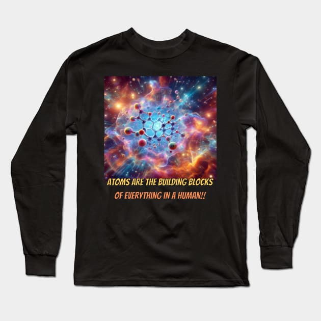 Atoms Long Sleeve T-Shirt by Out of the world